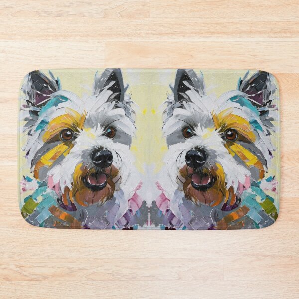 Item preview, Abstract Westie Portrait designed and sold by caracatita75.