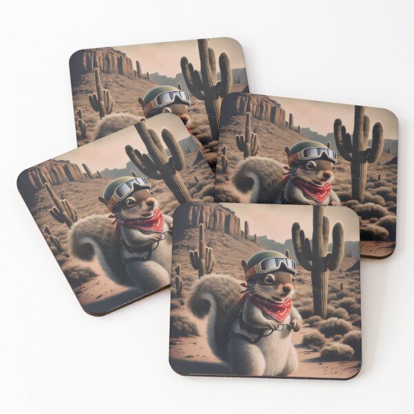 Item preview, Squirrel in the desert. designed and sold by MyHappyArtShop.