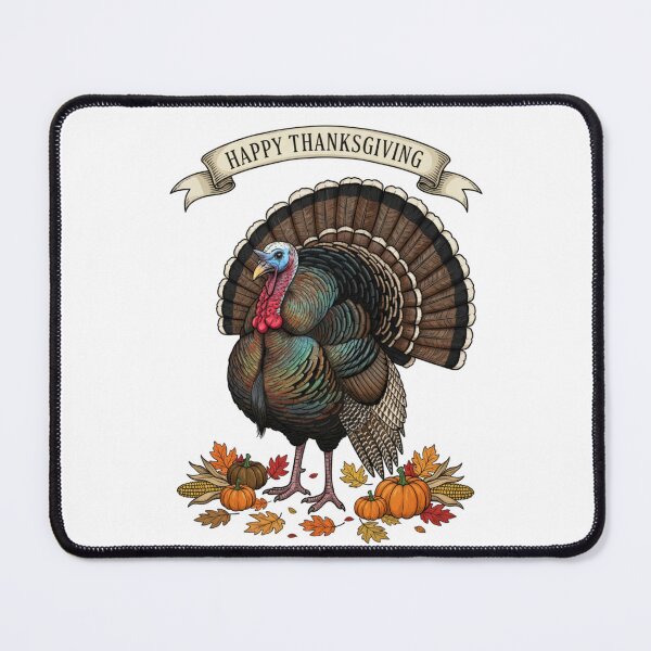 Item preview, Happy Thanksgiving Turkey & Harvest designed and sold by designwiss.