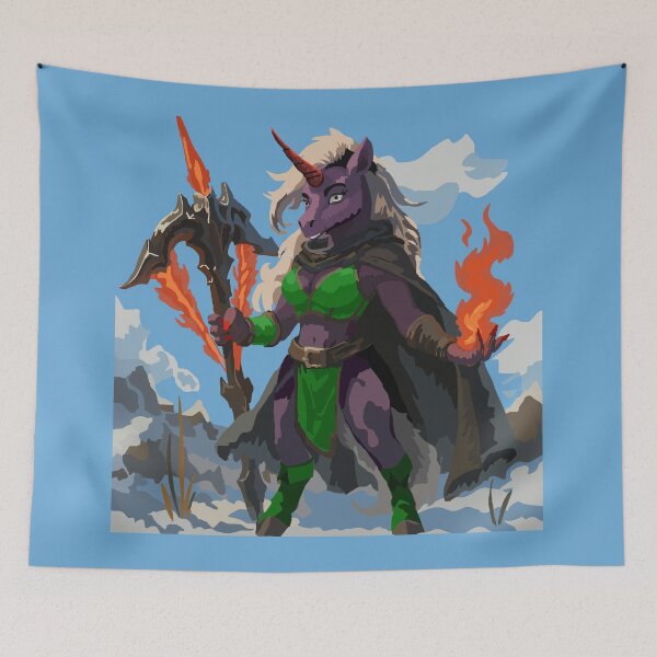 Item preview, Flame-Arbalest Unicorn, Enthusiastic About Her Kit designed and sold by KlakkDrawsStuff.