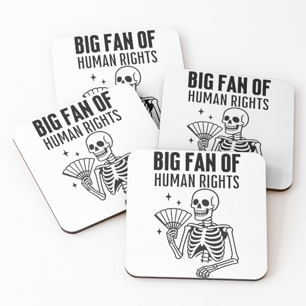 Item preview, Big Fan of Human Rights designed and sold by SnorkleSupply.