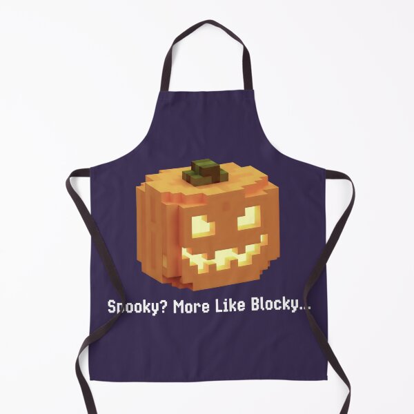 Item preview, Funny Halloween Jack-o’-Lantern in Block Art Form designed and sold by SplashTastic.
