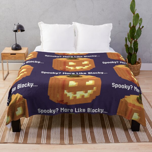 Item preview, Funny Halloween Jack-o’-Lantern in Block Art Form designed and sold by SplashTastic.