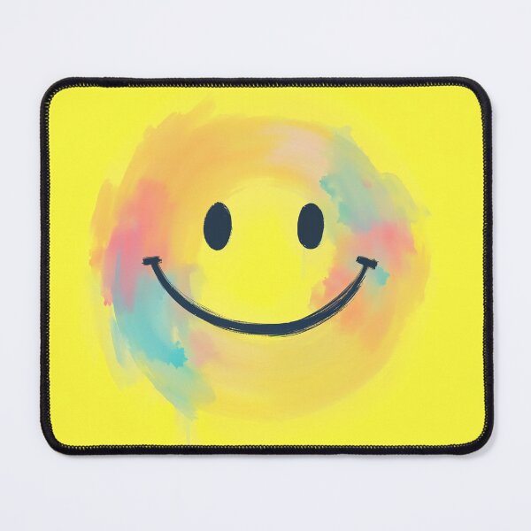 Item preview, Colorful Watercolor Smiley Face | Cheerful Artistic Expression designed and sold by NovaProArt.