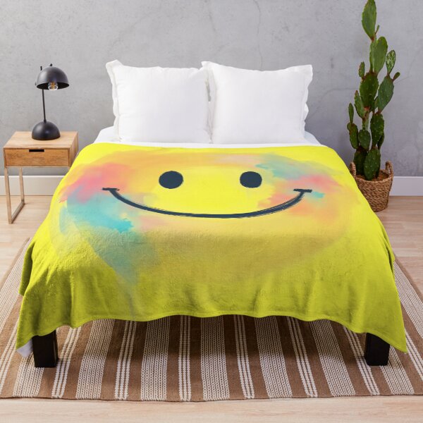 Item preview, Colorful Watercolor Smiley Face | Cheerful Artistic Expression designed and sold by NovaProArt.