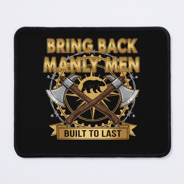 Item preview, "Built to Last" - Premium Manly Heritage Bear Emblem designed and sold by DMNindustries.