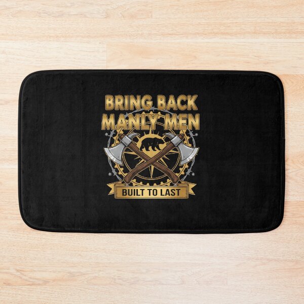Item preview, "Built to Last" - Premium Manly Heritage Bear Emblem designed and sold by DMNindustries.