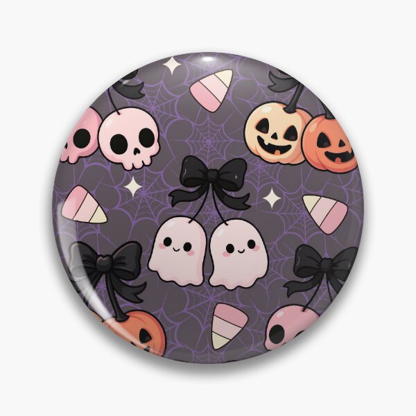Item preview, Cute Vintage Halloween with Bows, Jack-o-Lanterns, Ghosts and Candy designed and sold by RowanDraco.
