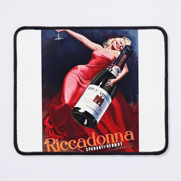 Item preview, Vintage Riccadonna Spumanti Vermut Canelli Lithograph Wall Art 	 	 designed and sold by sorekulemano.