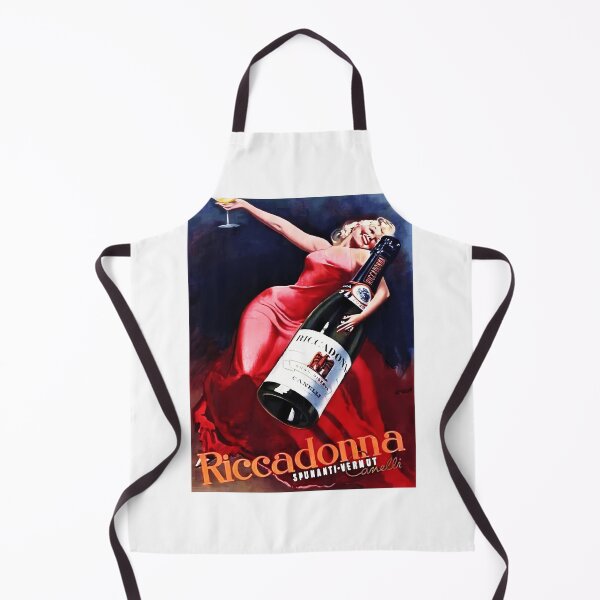 Item preview, Vintage Riccadonna Spumanti Vermut Canelli Lithograph Wall Art designed and sold by sorekulemano.