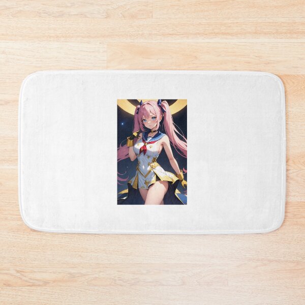 Item preview, Star-Bound Idol: Pink-Haired Sailor Girl Against the Celestial Night Sky designed and sold by iloveanimechibi.