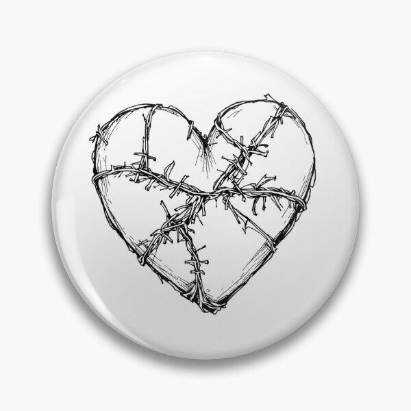 Item preview, Stitched heart designed and sold by PunkdUpPrints.