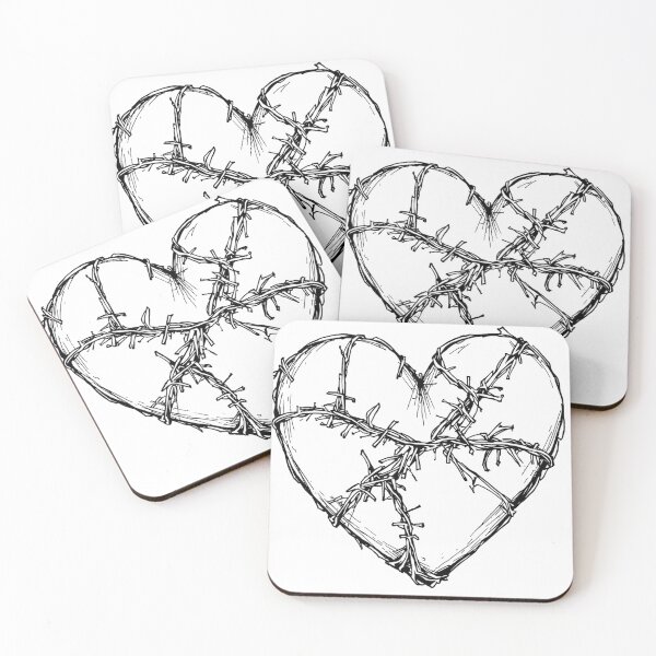 Item preview, Stitched heart designed and sold by PunkdUpPrints.