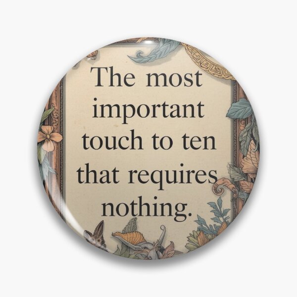 Item preview, “The most important touch to ten that requires nothing.” designed and sold by BoSherif.