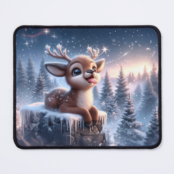 Item preview, Frosty the Enchanted Reindeer: Starlight in the Snow designed and sold by The Digital Compass.