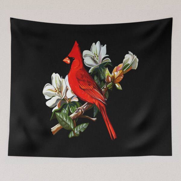 Item preview, Northern Red Cardinal Perch On A Branch Cardinal Bird Swea		 designed and sold by agradacheylaw.
