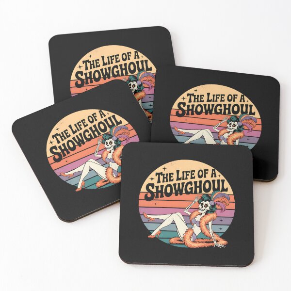 Item preview, Funny Showghoul Retro Skeleton Pin-Up | Vintage 70s Cabaret Halloween Design  designed and sold by pkk72.