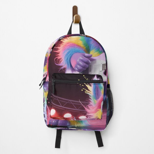 Item preview, Rainbow Rock Monster | Fuzzy Guitar Legend designed and sold by NovaProArt.