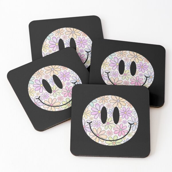 Item preview, Retro Happy Face Daisy Flower Smile Face Trendy Smiling Face 		 designed and sold by alliotermaljp.