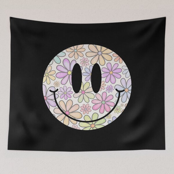 Item preview, Retro Happy Face Daisy Flower Smile Face Trendy Smiling Face 		 designed and sold by alliotermaljp.