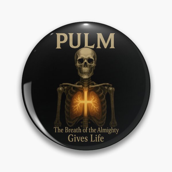 Item preview, Pulmonologist Skeleton Faith Skull The Breath of Life Job 33:4 designed and sold by ClinicalHubs.