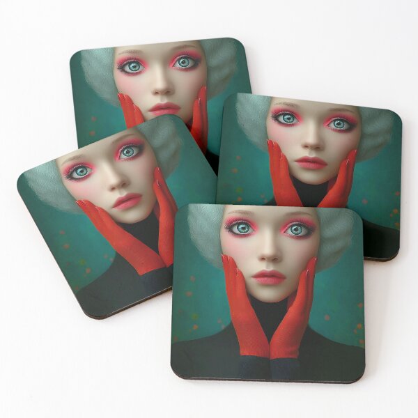 Item preview, Elegant woman with Striking Features and Colors designed and sold by Artessie.
