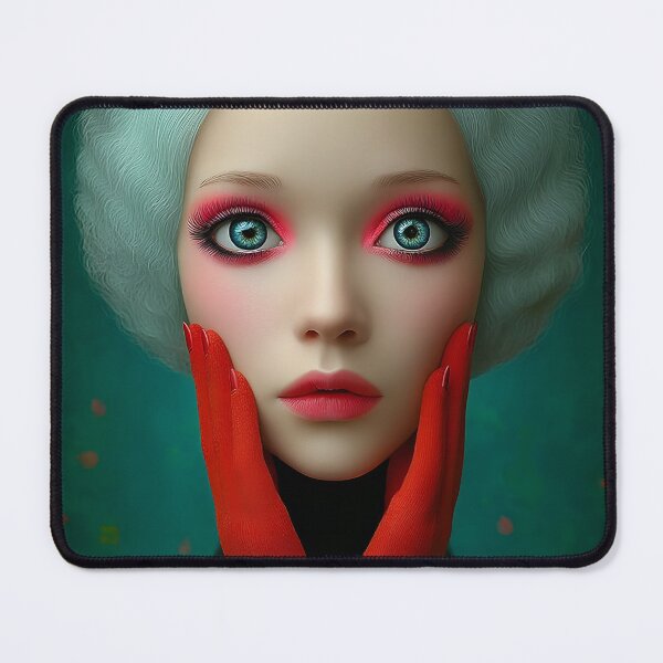 Item preview, Elegant woman with Striking Features and Colors designed and sold by Artessie.