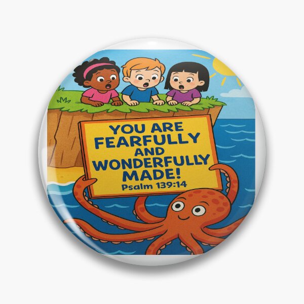 Item preview, Wonderfully made by God designed and sold by vineartstudio.