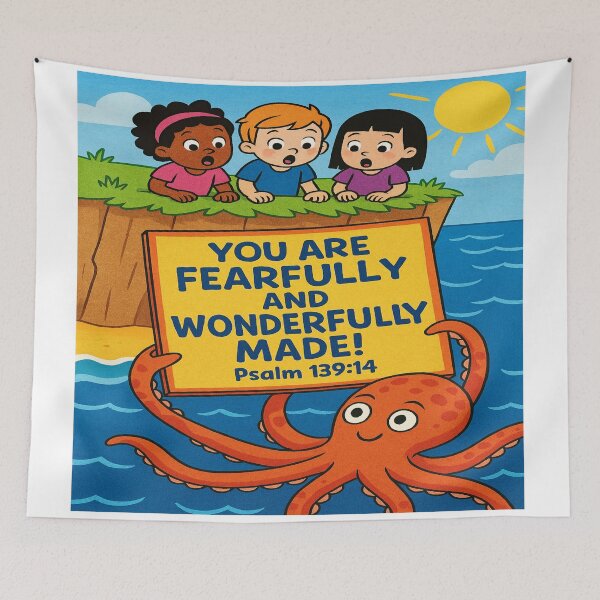 Item preview, Wonderfully made by God designed and sold by vineartstudio.