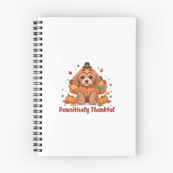 Item preview, Pawsitively Thankful Cavoodle Thanksgiving Cute Fall  designed and sold by The Real Life Symphony.
