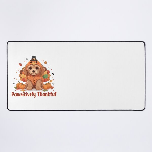 Item preview, Pawsitively Thankful Cavoodle Thanksgiving Cute Fall designed and sold by The Real Life Symphony.