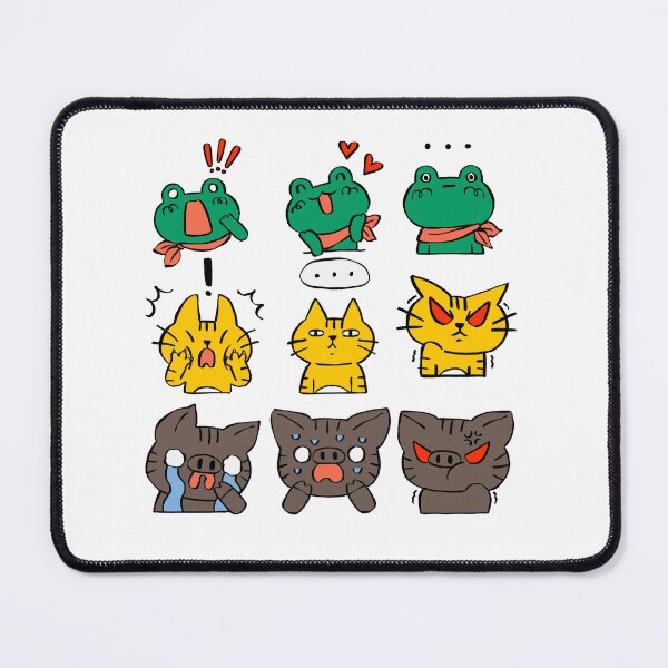 Item preview, Frog Cat Boar Meme Reactions designed and sold by DariaOltes.
