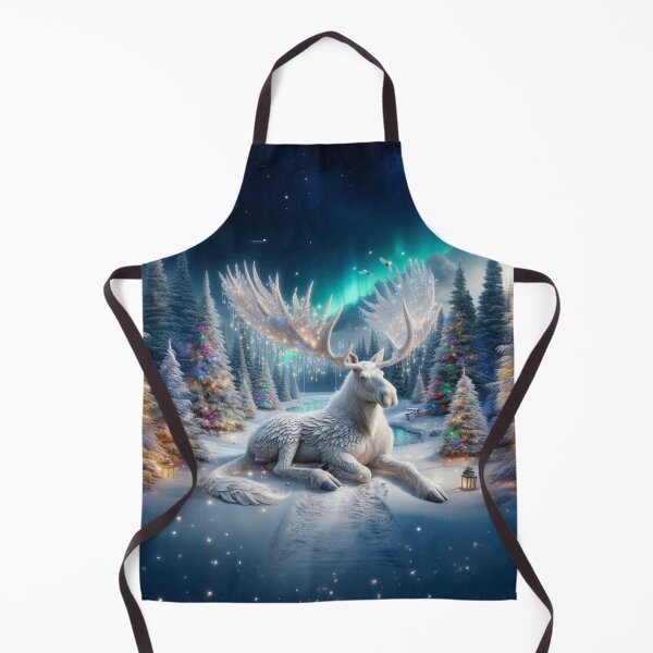 Item preview, The Winter Guardian: Aurora‑Crowned Stag designed and sold by The Digital Compass.