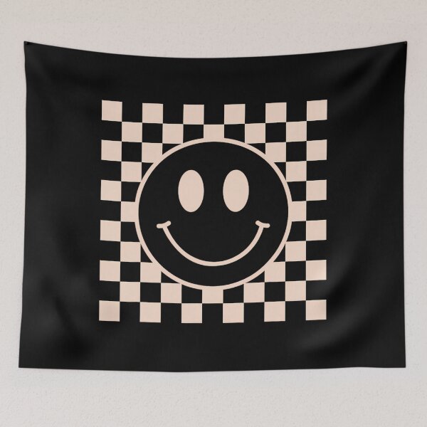 Item preview, Retro Happy Face 	s Checkered Pattern For 	 	 Kids 		 designed and sold by alliotermaljp.