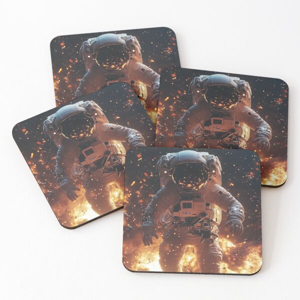 Item preview, Astronaut in Fire designed and sold by SpandanShop.