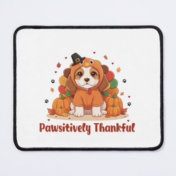 Item preview, Pawsitively Thankful Virginia Hound Thanksgiving Cute Fall designed and sold by The Real Life Symphony.