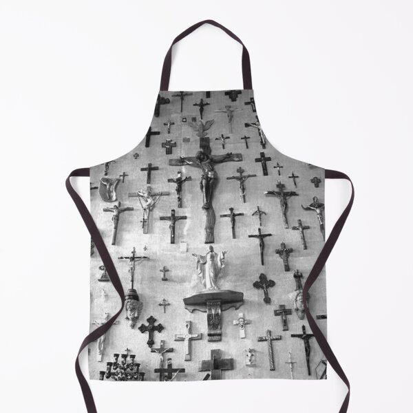 Item preview, Wall of Crosses and Crucifixes - Black and White designed and sold by destelloacido.