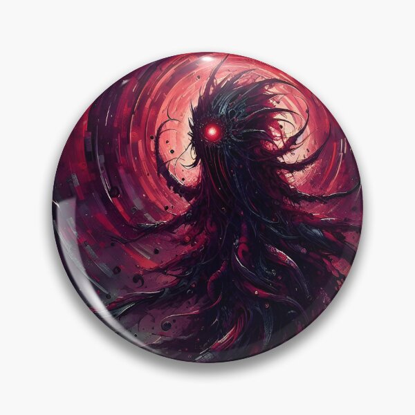Item preview, Dark Alien Figure With Menacing Red Eye Digital Art designed and sold by PandaTShirtShop.