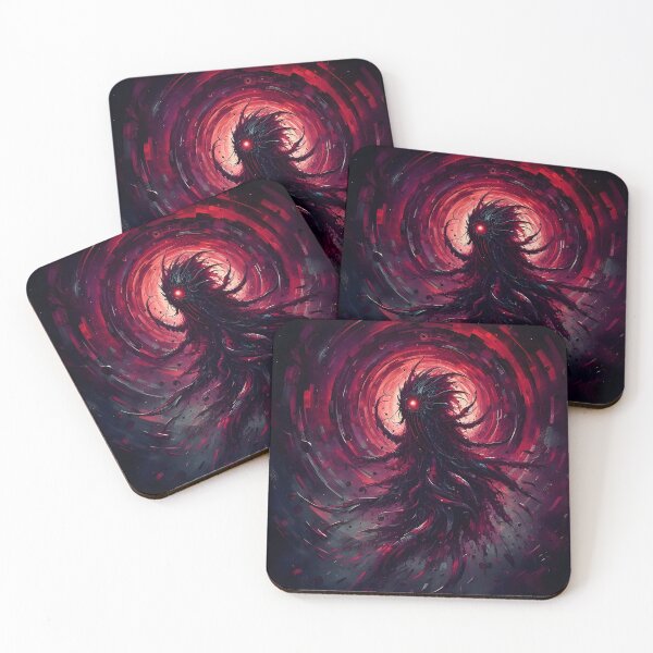 Item preview, Dark Alien Figure With Menacing Red Eye Digital Art designed and sold by PandaTShirtShop.