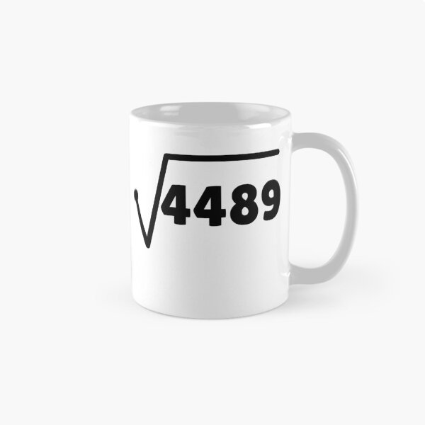 Item preview,  67 Root 4489 Six Teen Seven Math Teacher Cool Numbers Style T-Shirt designed and sold by Omarmadani.