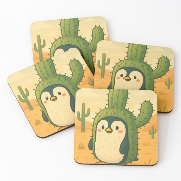 Item preview, Cactus Penguin in the Desert designed and sold by Lolili69.