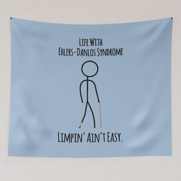 Item preview, Limpin’ Ain’t Easy – EDS Life in Stick Figure Glory designed and sold by Designs by Jesabee.