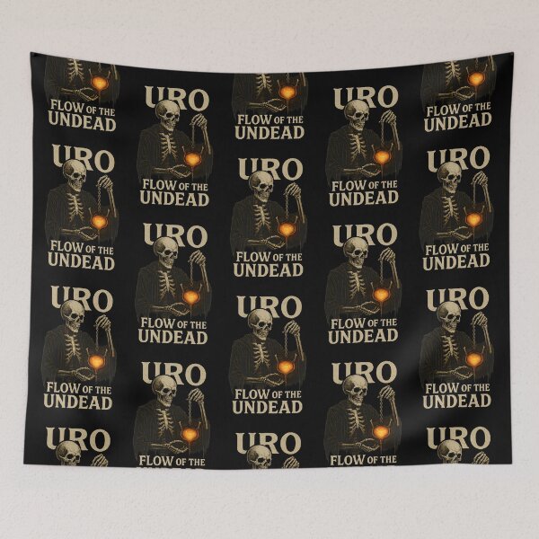 Item preview, Urologist Skeleton Flow of the Undead Gothic Halloween Skeleton Design designed and sold by ClinicalHubs.