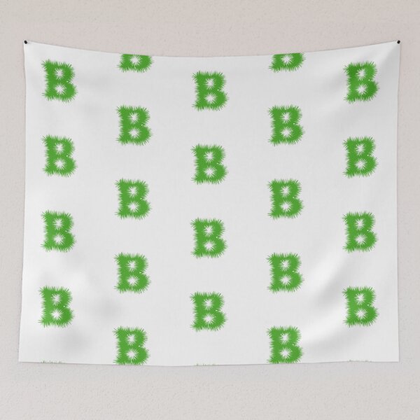 Item preview, Letter B – Festive Green Tinsel Garland Font designed and sold by uncoXab.