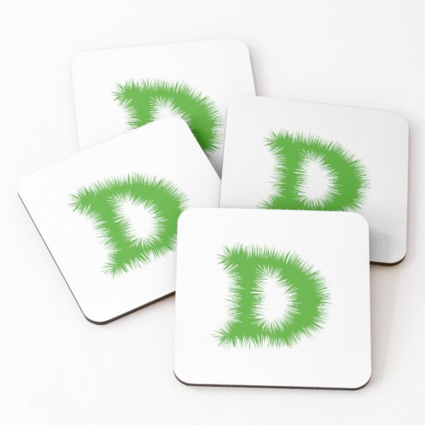 Item preview, Letter D – Festive Green Tinsel Garland Font designed and sold by uncoXab.