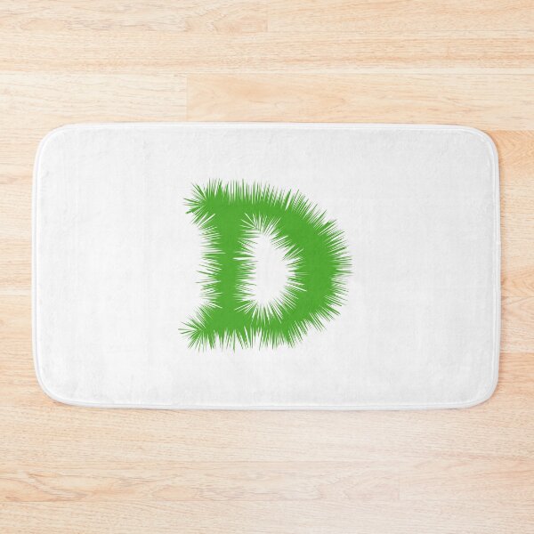 Item preview, Letter D – Festive Green Tinsel Garland Font designed and sold by uncoXab.