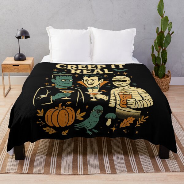 Item preview, Creep It Real – Retro Monster Party Funny Halloween Mid Century Design designed and sold by FluffyCreative.