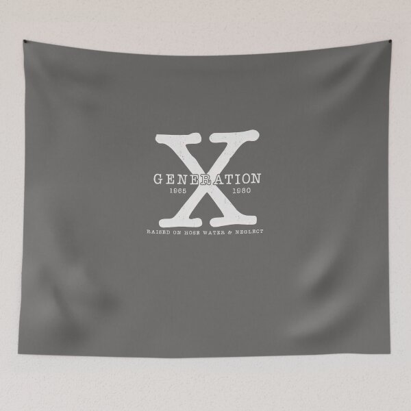 Item preview, GENERATION-X-1965-1980-RAISED-ON-HOSE-WATER-AND-NEGLECT-T-SHIRT designed and sold by OdielleRbeam.