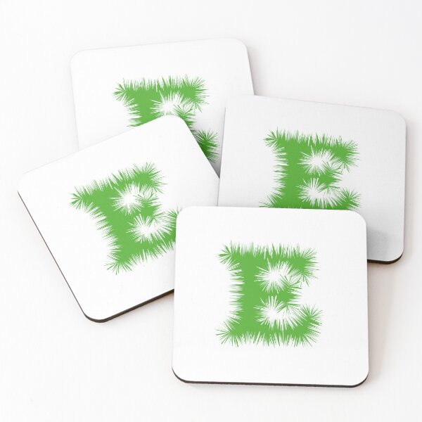 Item preview, Letter E – Festive Green Tinsel Garland Font designed and sold by uncoXab.