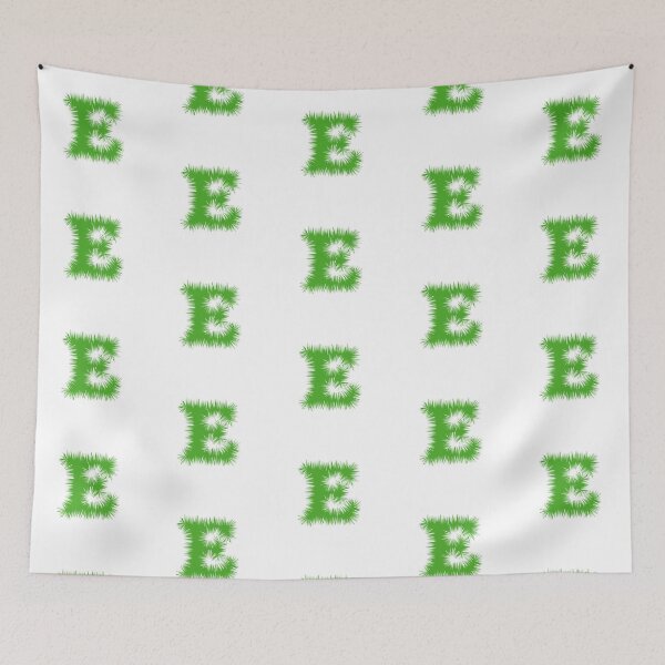 Item preview, Letter E – Festive Green Tinsel Garland Font designed and sold by uncoXab.